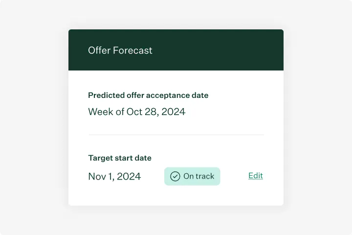 Offer Forecast prediction tool