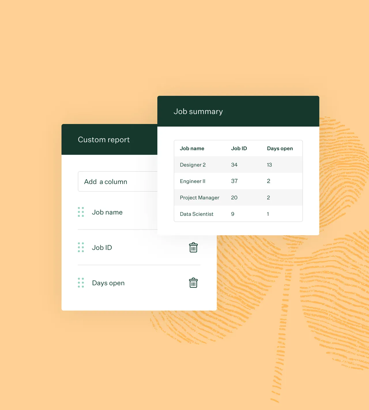 Custom report builder