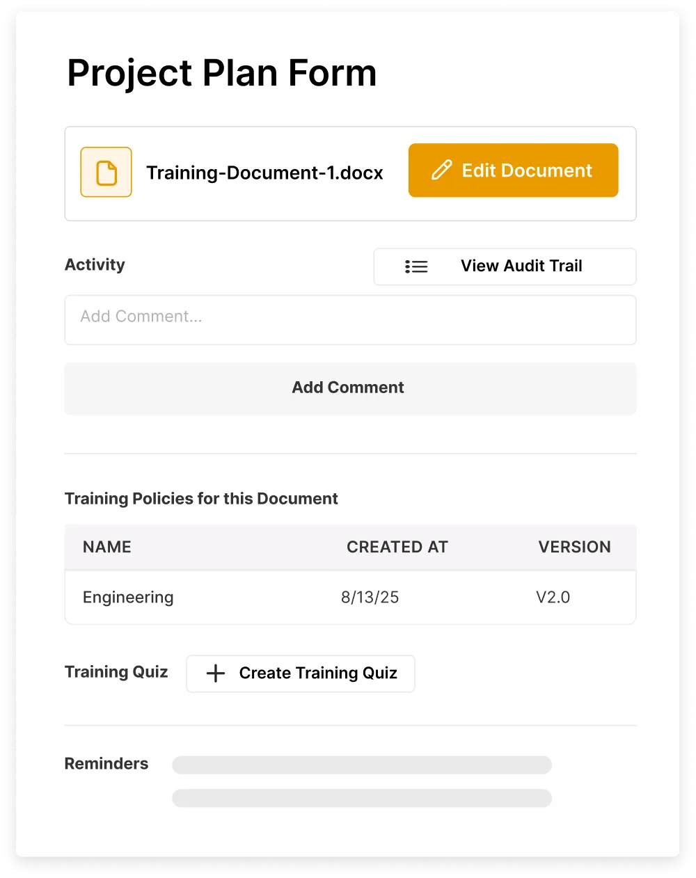 Document control module