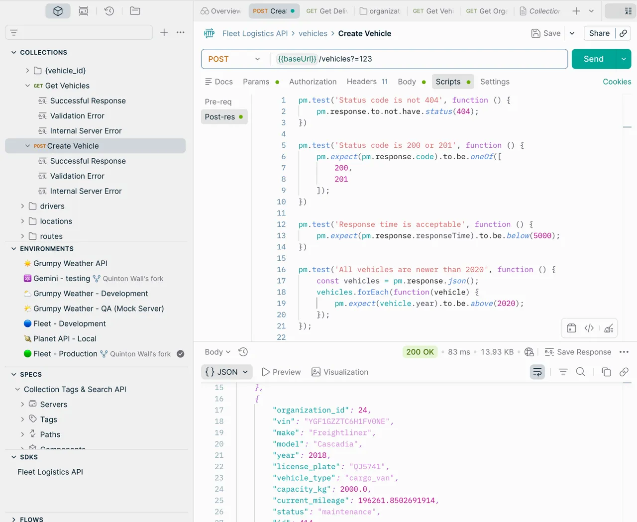 AI-assisted API debugging in Postman