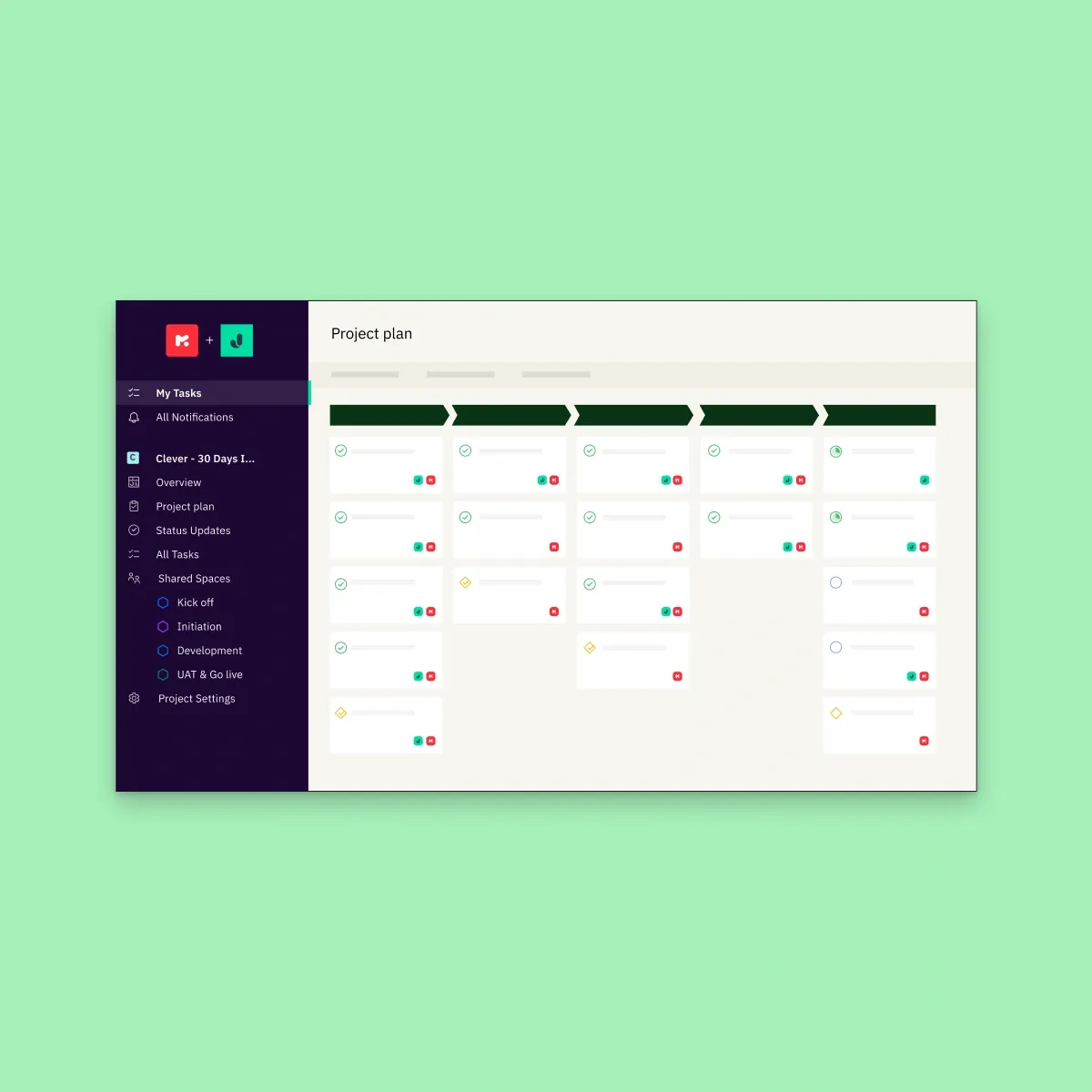 Customer-facing onboarding portal
