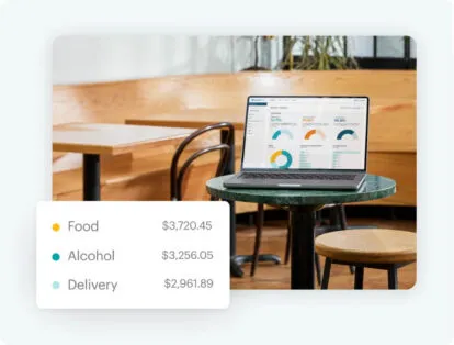 Reporting and analytics screen
