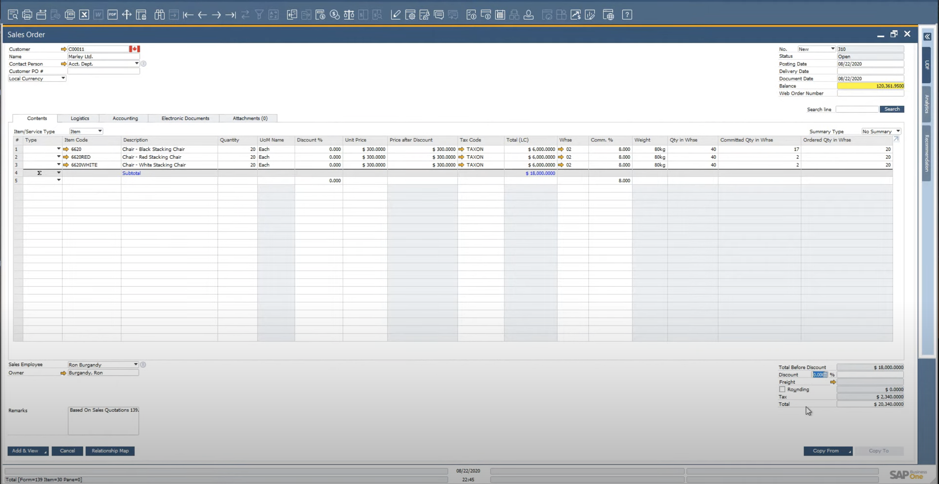 sap business one distribution