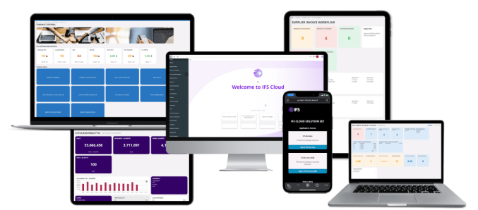 IFS Cloud interface overview