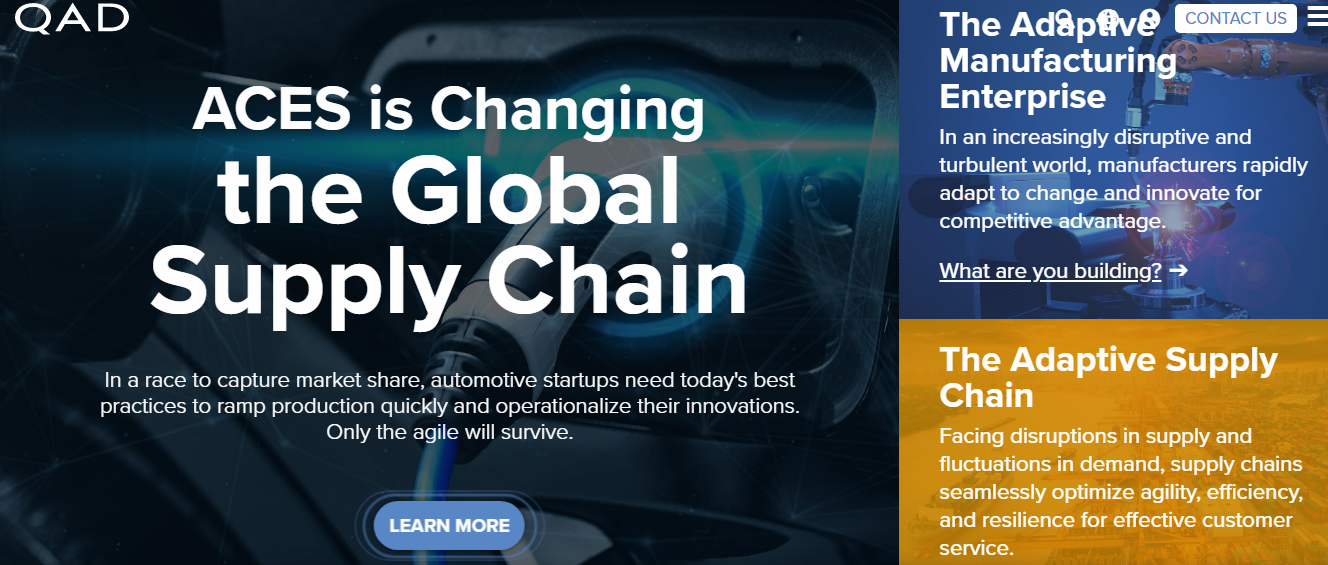 QAD Adaptive ERP interface