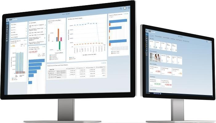 SAP Business ByDesign home screen